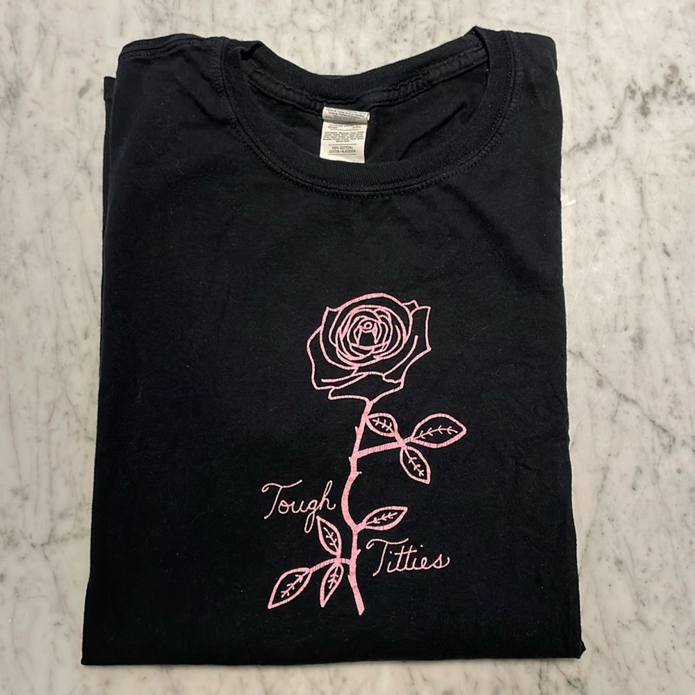 100% Cotton “Tough Titties” t-shirt (Large)